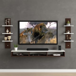 LUXENWOOD Engineered Wood TV Cabinet for Living Room